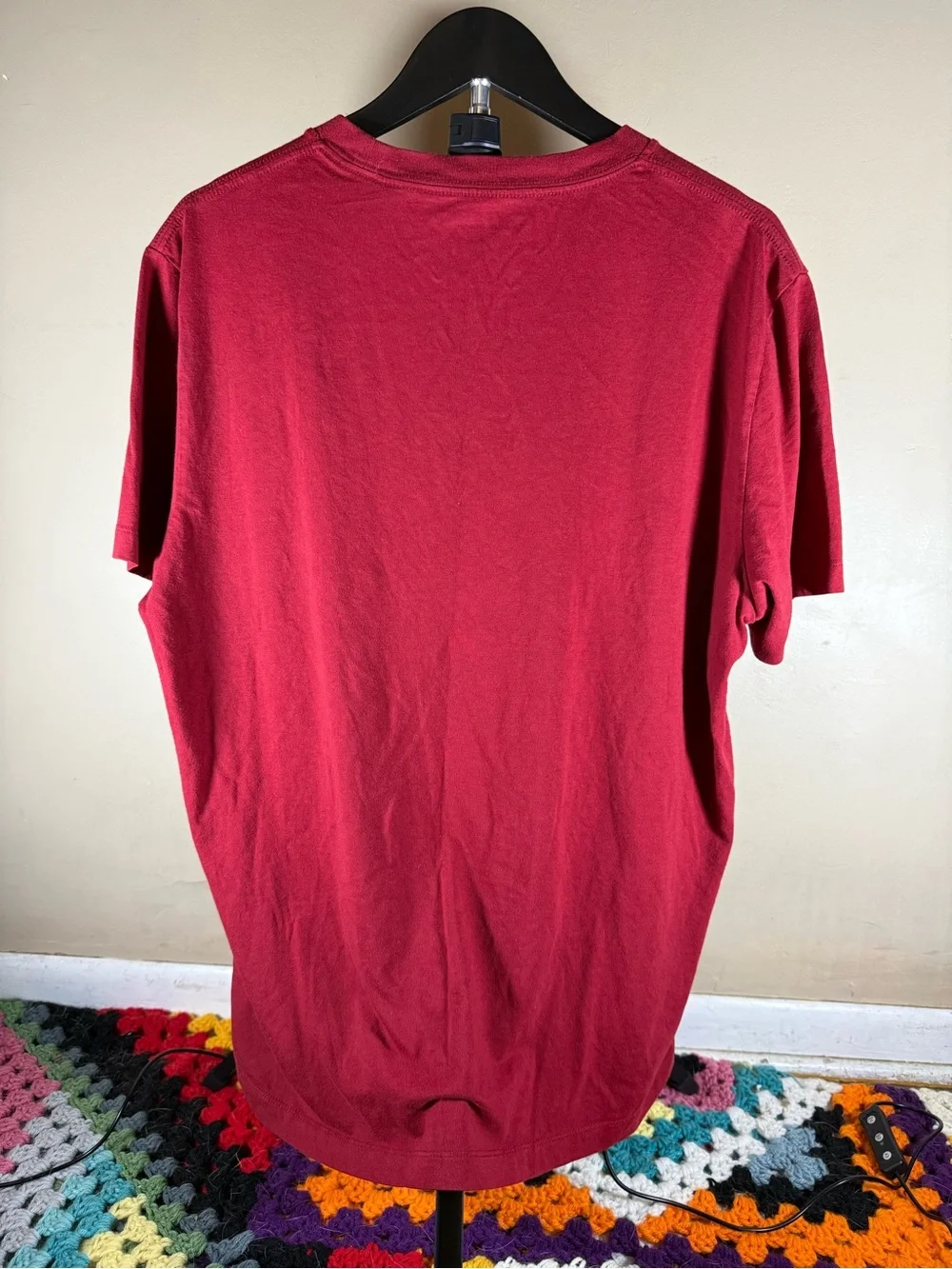 Mens True Religion Fashion For The Senses Red Graphic Logo Tee